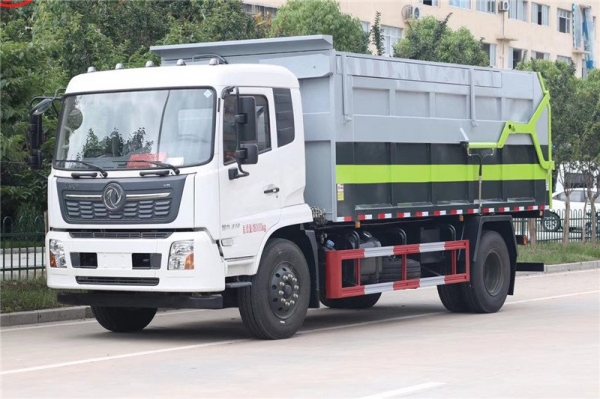 国六东风天锦15方对接垃圾车