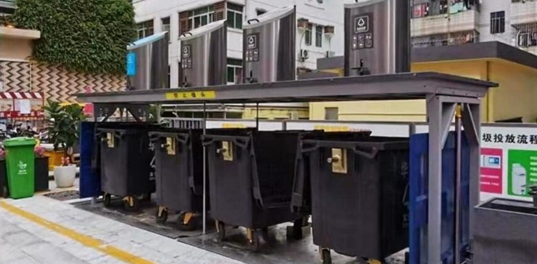 景观地埋式分类垃圾桶