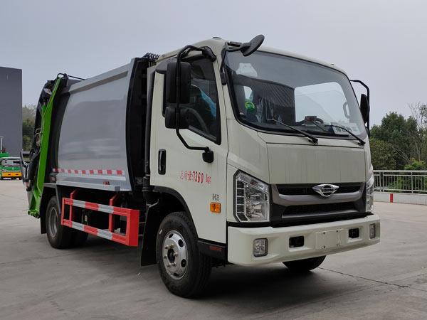 程力威牌CLW5070ZYSBDP型压缩式垃圾车